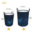 thumbnail image 6 of YFYANG Waterproof Laundry Hamper, Mysterious Galaxy Laundry Basket Oxford Fabric with Handle Foldable, S, 6 of 8