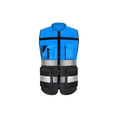 thumbnail image 1 of Chaleco De Seguridad Reflejante Industrial Superbrillante AZUL XL, 1 of 5