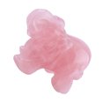 thumbnail image 2 of Figura de elefante de dibujos animados, delicada artesanía de elefante, elefante de jade grabado, decoración de regalo para escritorio, tamaño 1,5 pulgadas, rosa, 2 of 6