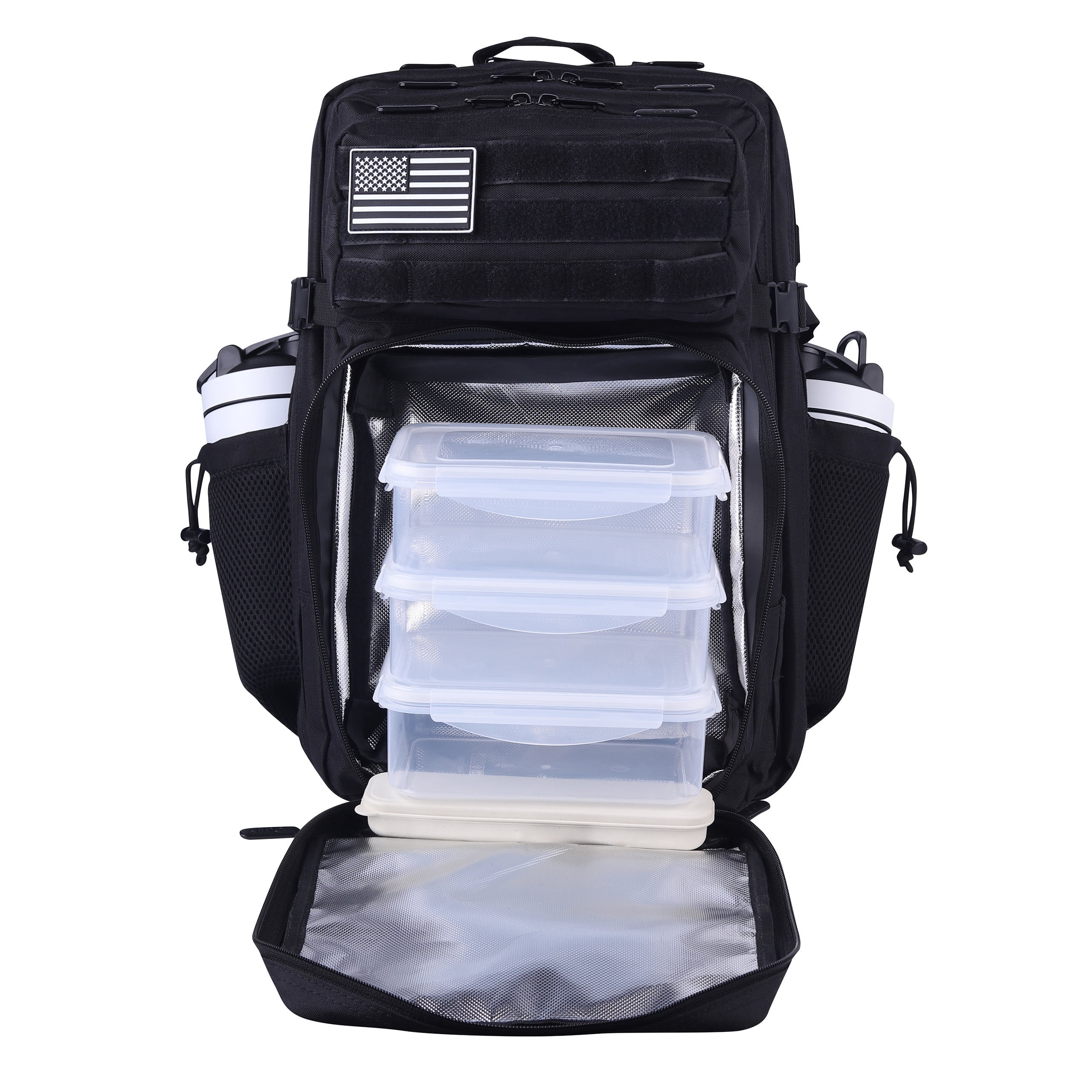 LHI Tactical Meal Prep Backpack 45L Insulated Cooler Lunch Backpack