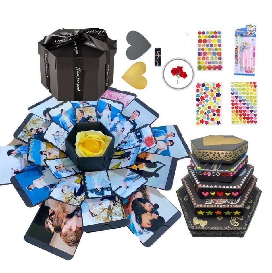 Surprise Love Explosion Box Explosion Gift Anniversary Scrapbook DIY Photo Album 