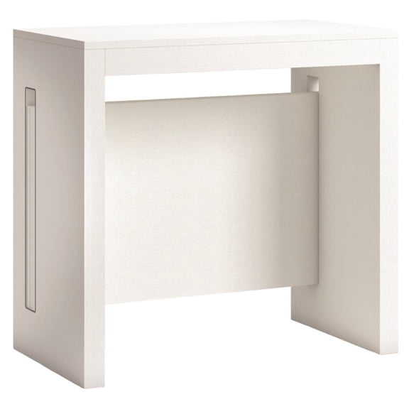Allora Modern Wood Italian Extendable Console Table in White