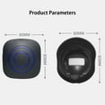 thumbnail image 4 of AMERTEER Driveway Alarm 200 Meter Barrier Free Transmission Driveway Alarms Wireless Outside Weatherproof Protecting Human and Financial Security Home Alarm System, 4 of 5