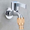thumbnail image 4 of Ohmyroo Brass Hose Nozzle And Connector Set Adjustable Garden Tap Fittings For Washing, 4 of 5