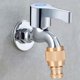thumbnail image 4 of Outdoor Garden Tap Kit Brass Hose Connector Adaptor Fittings Spray Nozzle, 4 of 5