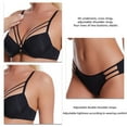 thumbnail image 2 of Lencería De Mujer, Sujetador Con Hebilla En Forma De V, Conjunto De Bragas, Correas Cruzadas, Elástico Para Cita Nocturna ANGGREK Otros, 2 of 5
