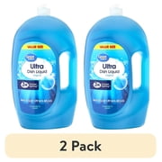 (2 pack) Great Value Ultra Original Dish Liquid, 90 fl oz