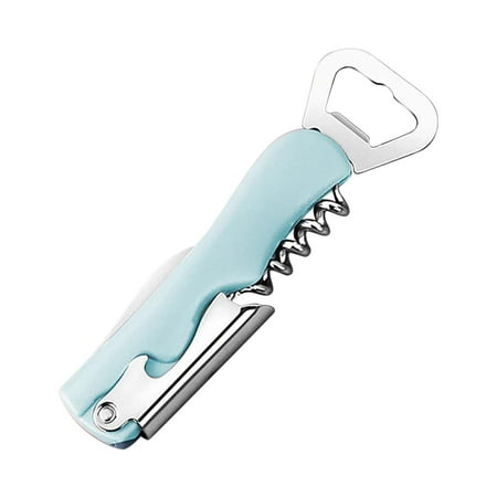 

VGFVFSKGA Multi Function Can Opener 4 In 1 Stainless Wine Opening Tools for Jelly Jars Wine Beer Ideal for Restaurant Waiters Sommelier