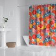 thumbnail image 2 of Pioneer Flower Floral Print Pattern Shower Curtain 84"x72", Bathroom Decorative Shower Curtain Set with 12 Hooks, Waterproof Washable, 2 of 6