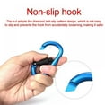thumbnail image 6 of Aosijia 5 Pcs D Ring Key Chain Multi-Purpose Camping Aluminum Alloy Clasp Locking Carabiner for Outdoor Hiking Camping Fishing, 6 of 9