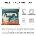 thumbnail image 5 of Couple Photo Pillow Case 16x16 for Couple Gifts, Used to Bed Sofa Living Room, 5 of 5