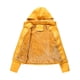 thumbnail image 4 of Chaquetas de Cuero Para Mujer, Abrigos, Abrigos Cálidos de Manga Larga, Parkas Finas de Invierno, Abrigo Sin Capucha de Imitación Odeerbi ODB173114, 4 of 9