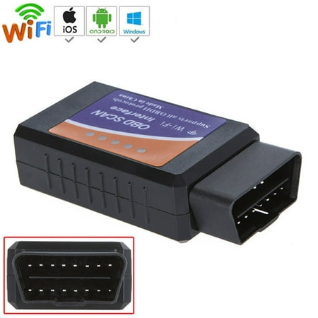 ELM 327 Wifi V1.5 OBD2 OBDII Car Diagnostic Scanner PIC18F25K80 Chip OBD 2 Auto Code Reader Android/IOS (Best Cheap Obd2 Scan Tool)