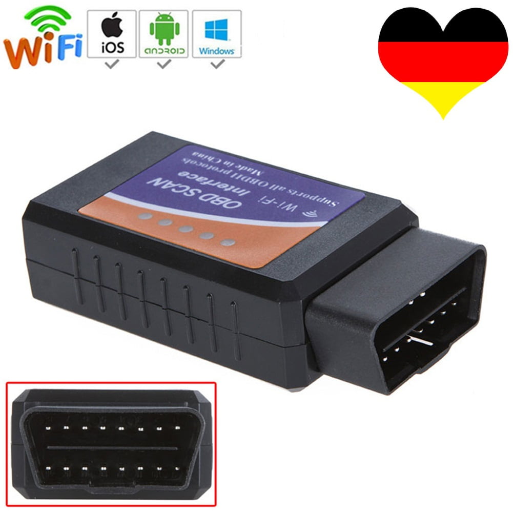 OBD2 WIFI ELM327 V 1.5 Scanner for iPhone IOS /Android Auto OBDII OBD 2 ODB  II ELM 327 V1.5 WI-FI Code Reader Diagnostic Tool