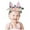 F, variant on Toddler Easter Hairband Boys Girls Cute Flower Bunny Ear Wreath Beach Head Accessories Baby Kids Comfort Headband Babies Gifts