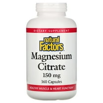 Natural Factors Magnesium Citrate 150mg-360 Capsules