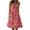 Pink, variant on Summer Dresses for Women 2025 Casual Floral Printed Beach Dresses Loose Flow Midi Dress Sleeveless Tank Sun Dress