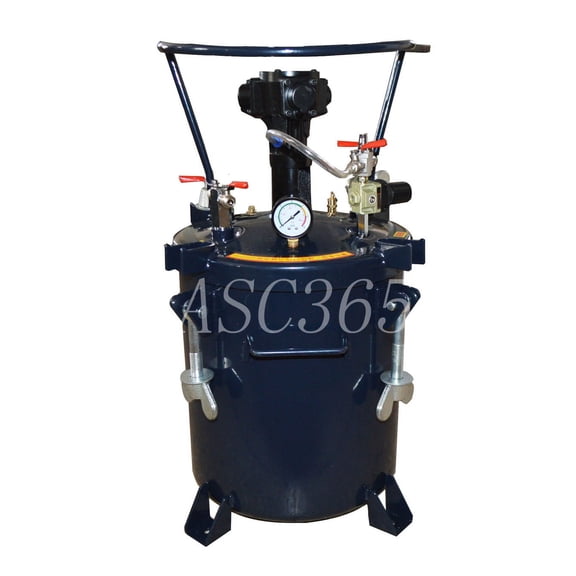 TECHTONGDA 5 Gal Paint Mixer 20L Pressure Agitator Bucket Paint Pot Spray Gun Paint Auto Stirrer Tool