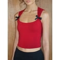 thumbnail image 4 of Michellecmm  Women Tank Tops Bow Embellished Sleeveless Vests Summer Shirts, 4 of 7