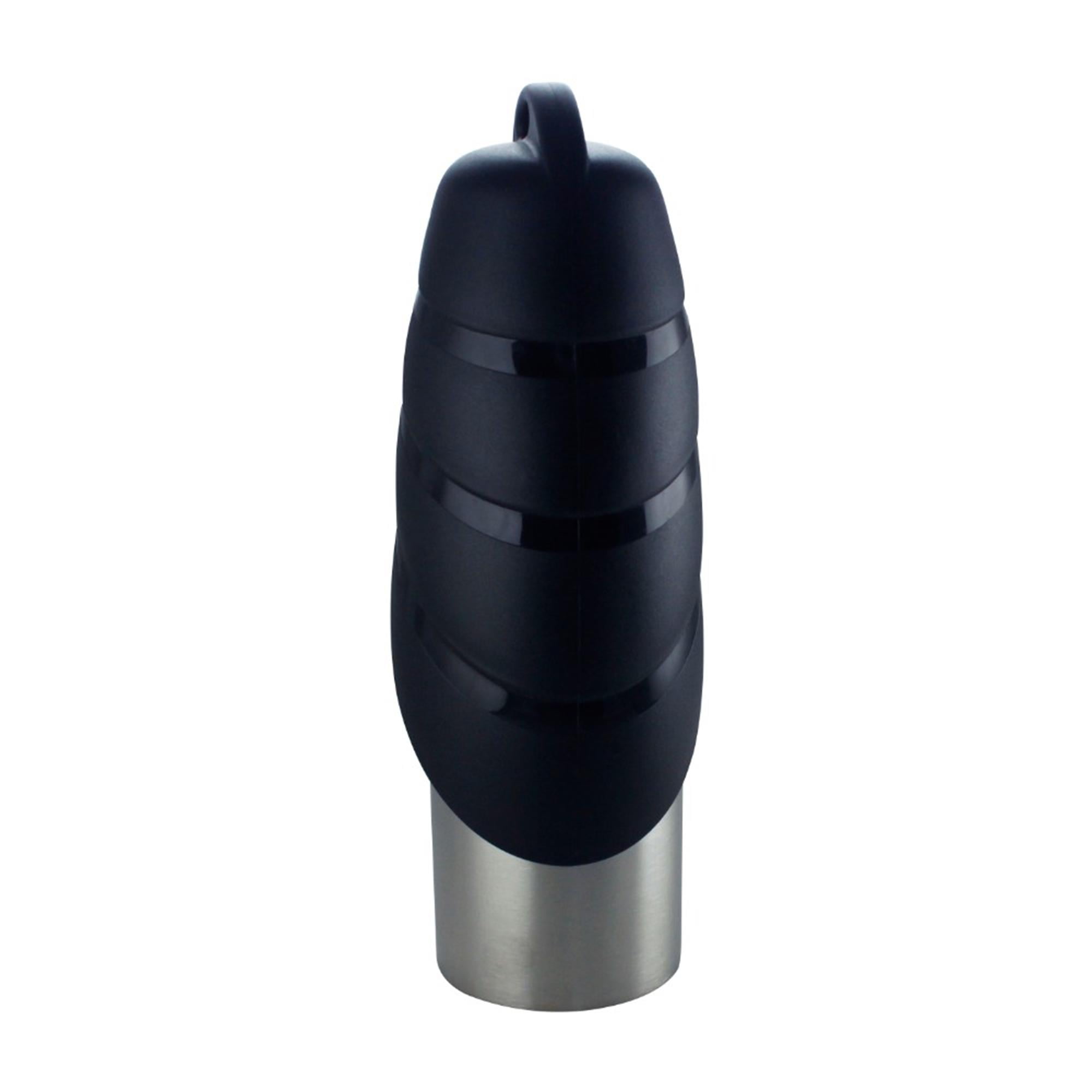 Pefilos 25.36 OZ Stainless Steel Dog Water Bottle, Portable Convenient Dog Water Dispenser, Puppy Trave Bowl Perfect Size for Small Dog Breeds, Silver and Black M Pefilos 25.36 OZ Stainless Steel Dog Water Bottle, Portable Convenient Dog Water Dispenser, Puppy Trave Bowl Perfect Size for Small Dog Breeds, Silver and Black M