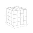 thumbnail image 2 of Monarch Specialties Inc Monarch Specialties Linen-Look Ottoman, 2 of 3