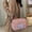 Pink, variant on Luoshdecor Small Sling Bags for Women,Shoulder Quilted Tote Handbags,for Travel,Work