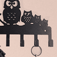 thumbnail image 5 of B Owl Key Holder Wall No Nail Hook Home Ornament, 5 of 5