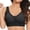Black, variant on QASIEATN Wireless Jelly Bras for Women Supportive Full Coverage No Underwear Bras Plus Size Brassiere for Older Ladies Women's Underwear