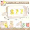 thumbnail image 2 of Bolsa de maquillaje Kacctyen Clear Beach Swim, impermeable, de nailon, blanca, 2 of 7