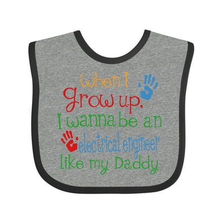 

Inktastic Electrical Engineer Like Daddy Gift Baby Boy or Baby Girl Bib