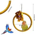 thumbnail image 2 of Jinsinto 2 Pcs Bird Swing Cotton Rope Ring, 2 of 5