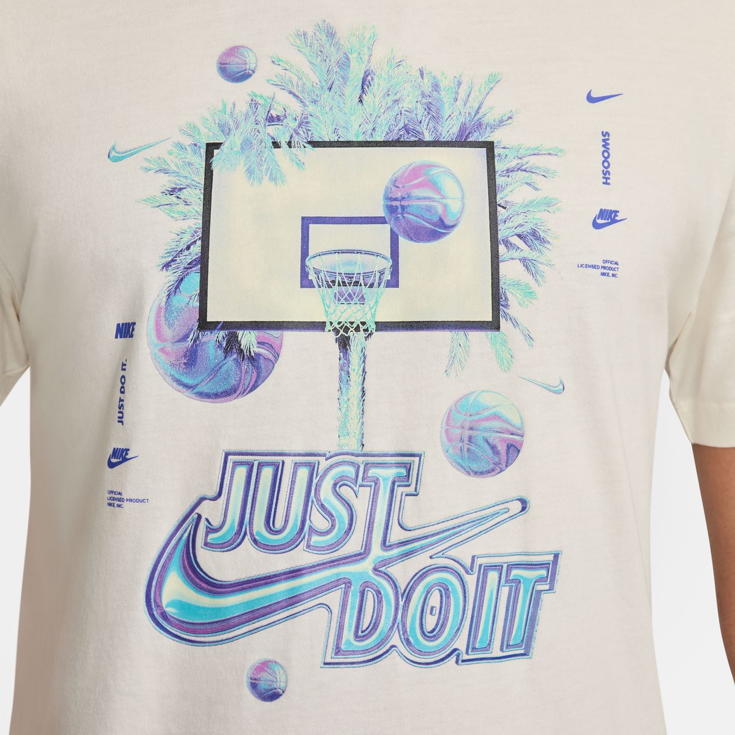 Nike Men s Basketball T Shirt Color Black Size L Walmart