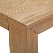 Plank+Beam 72 Modern Dining Table for 6, Solid Wood Rectangular Dining Table for Kitchen/Dining Room, Pecan Wirebrush