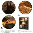 thumbnail image 3 of Designart "Puerto Rico horizon" Puerto Rico Floater Framed Canvas Print, 3 of 7