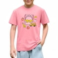 thumbnail image 4 of Juslio Girl Cute T Shirts Casual Short Sleeved, Tops Comfortable Breathable Crew Neck Shirts Sizes 2-18, 4 of 9