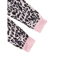 thumbnail image 5 of Bmnmsl Girl Sets Letter Long Sleeve Hooded Tops Leopard Pants Headband, 5 of 5