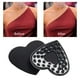 thumbnail image 3 of 2x 1 par de fundas reutilizables para empanadas almohadillas de silicona para camisas de vestir Sin mangas trajes de baño Corazón negro Hugo Cubierta de empanadas de pecho, 3 of 8