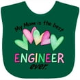 thumbnail image 3 of Inktastic My Mom is the Best Engineer Ever Boys or Girls Baby Bib, 3 of 4