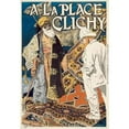 thumbnail image 3 of Grasset, Eugene Samuel 18x24 Black Modern Framed Museum Art Print Titled - A la Place Clichy, 3 of 5