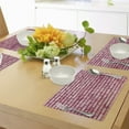 thumbnail image 4 of Ambesonne Coral Place Mats Set of 4, Old Brick Wall Facade, Standard Size, Pink Magenta, 4 of 6