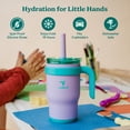 thumbnail image 2 of Vaso REDUCE Coldee Kids de 400 ml con tapa, pajita de acero inoxidable, 2 of 8