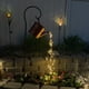 thumbnail image 4 of Fiudx Lámpara de Lluvia de Estrellas, Regadera Decorativa para Jardín, Luces Led de Color Blanco Cálido, Foco Único para Exteriores, Acero con Recubrimiento En Polvo, Decoración para Jardín, Soporte, 4 of 7