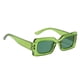 thumbnail image 3 of Gafas de sol rectangulares Yuyangstore anteojos de mujer Verde, 3 of 7