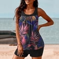 thumbnail image 6 of Women's Tankini Bathing Suits Tankini Swimsuits Two Piece Graphic Swim Tank Top with Boyshorts Ladies Swimwear, 6 of 6