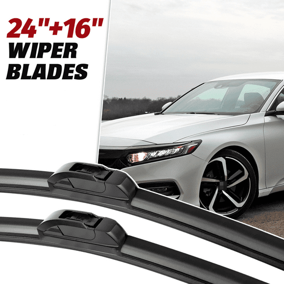 Windshield Wiper Blades 24" 16" Replacement for 2001-2006 Lexus LS430,  2006-2012 Toyota RAV4
