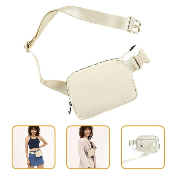 AURARMLET 1Pcs Fanny Pack Men's Crossbody Waist Bag Portable Storage Nylon Rectangular Simple Design for Running