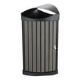 thumbnail image 5 of Safco Indoor/Outdoor Receptacle, 20 gal, Charcoal Resin Panels, 5 of 5
