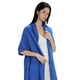 thumbnail image 3 of Bufanda maamgic Pashmina para mujer, chales de cachemir con textura azul, 3 of 8
