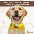 thumbnail image 5 of DOGGYLOVE LED Dog Collar – Lighted Collars for All Pets – USB Rechargeable Dog Collar for Pet Night Walking – Adjustable Light Up Dog Collar with Super Bright Safety - For Male/Female Dog (XS, Yellow), 5 of 7