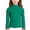 Green, variant on Ticikt Girls Lettuce Edge Neck Long Sleeve Slim Fit T-Shirt Tops Lightweight Knit Tee,Color:Green